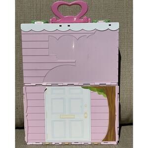 2005 Vintage Mattel Barbie Kelly Pop-Up Playhouse Bedroom Carry Along Playset